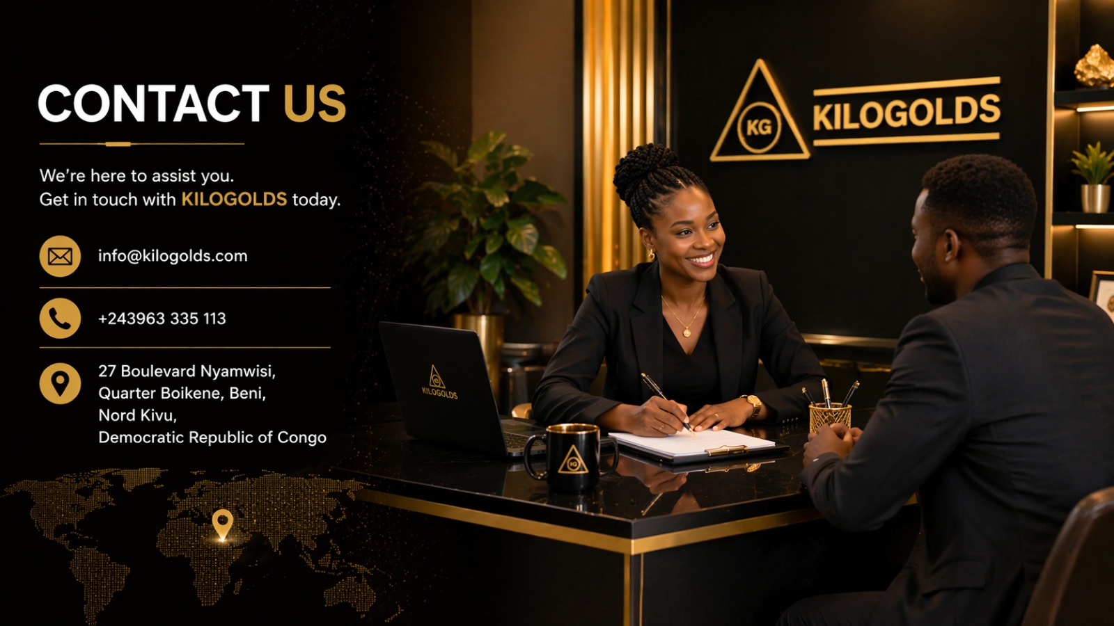 African mining landscape